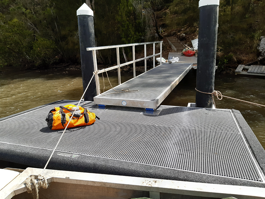 Jetty construction - using traditional timber and composite Australian materials.